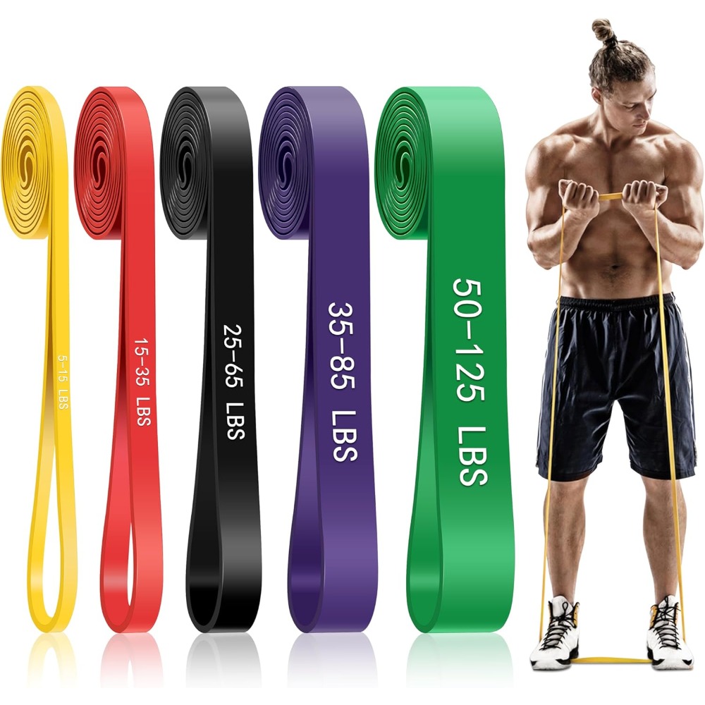 Pull Up Assist Band - أربطة مقاومة بخمسة مستويات للمساعدة في